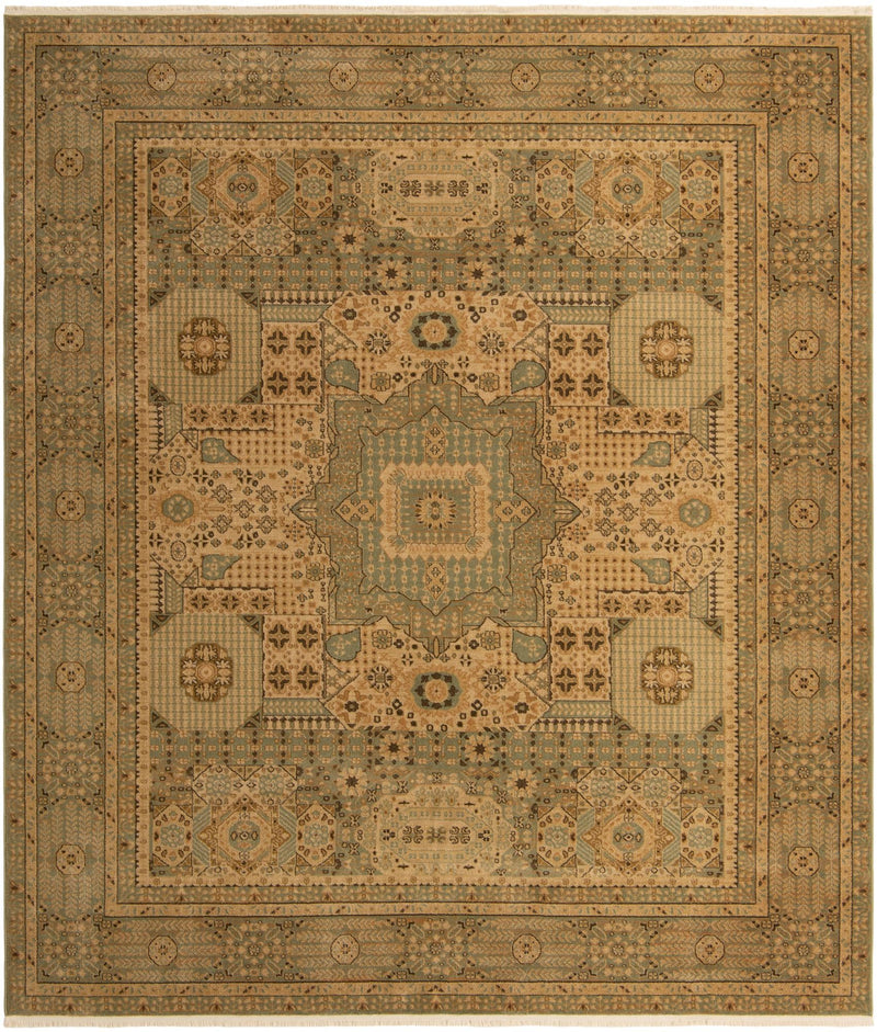 Ottoman Elegance Collection Area Rug - Sultan Rectangle Light Green  lifestyle 4