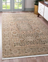 Ottoman Elegance Collection Area Rug - Sultan Rectangle Light Green  lifestyle 8