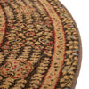 Ottoman Elegance Collection Area Rug - Sultan Round Brown  lifestyle 65