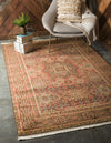 Ottoman Elegance Collection Area Rug - Sultan Rectangle Brown  lifestyle 4