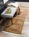 Ottoman Elegance Collection Area Rug - Sultan Runner Brown  lifestyle 49