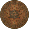 Ottoman Elegance Collection Area Rug - Sultan Round Blue  lifestyle 36