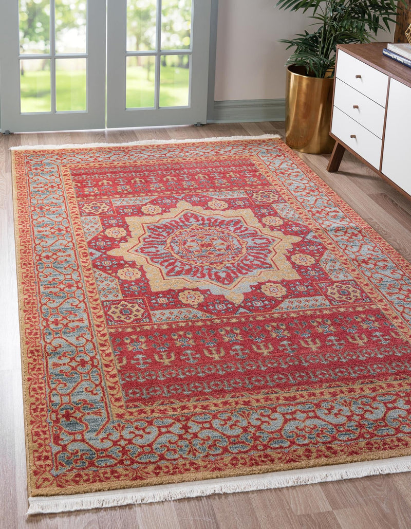 Ottoman Elegance Collection Area Rug -  Cappadocia Rectangle Red  lifestyle 7