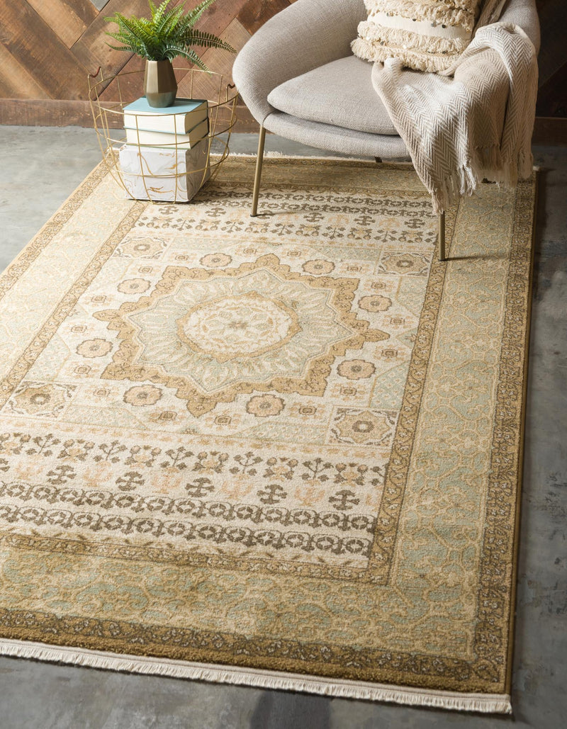 Ottoman Elegance Collection Area Rug -  Cappadocia Rectangle Cream  lifestyle 5