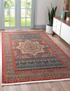 Ottoman Elegance Collection Area Rug -  Cappadocia Rectangle Navy Blue  lifestyle 9