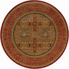 Ottoman Elegance Collection Area Rug -  Galata Round Red  lifestyle 27