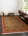 Ottoman Elegance Collection Area Rug -  Galata Rectangle Red  lifestyle 5