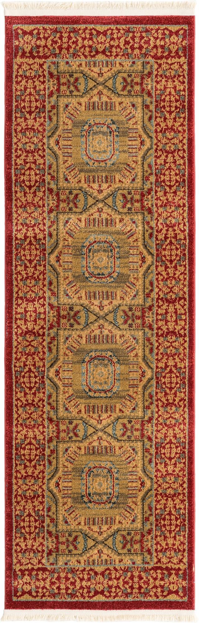 Ottoman Elegance Collection Area Rug -  Galata Runner Red  lifestyle 28