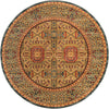 Ottoman Elegance Collection Area Rug -  Galata Round Blue  lifestyle 29