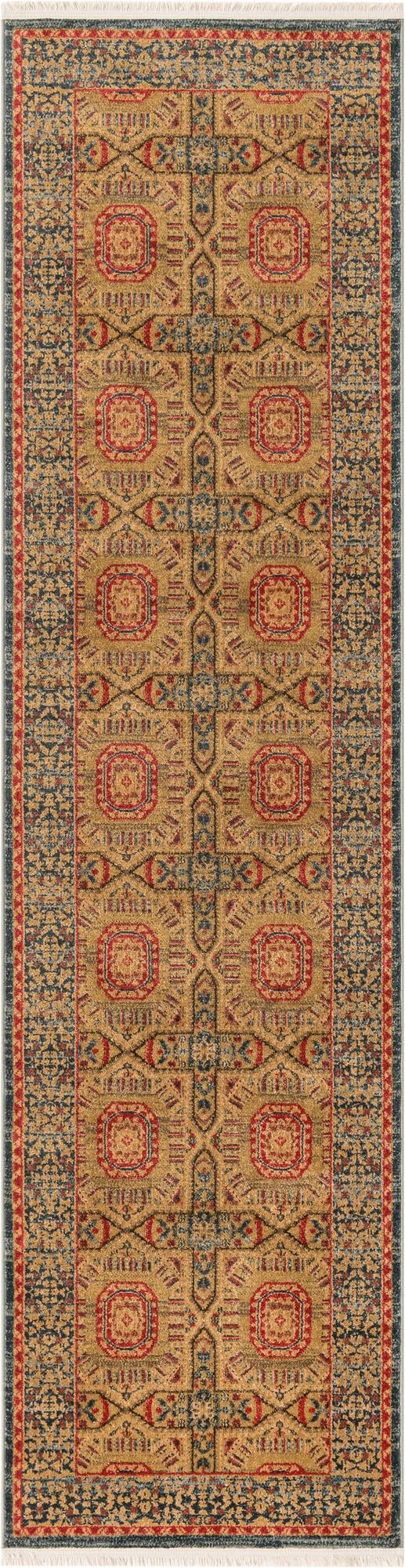 Ottoman Elegance Collection Area Rug -  Galata Runner Blue  lifestyle 30