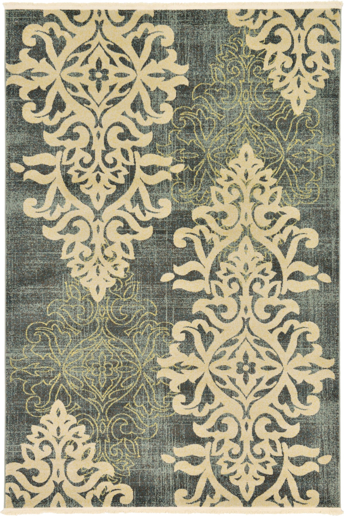 Venetian Tapestry Collection Area Rug -  Marbella Rectangle Blue Main