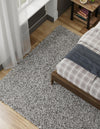 Plush Oasis Collection Area Rug - Serenity (Cloud Gray) Rectangle Cloud Gray  lifestyle 43