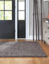 Plush Oasis Collection Area Rug - Serenity (Graphite Gray)