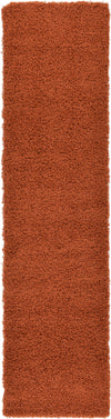 Plush Oasis Collection Area Rug - Serenity (Rust Red) Runner Rust Red Main