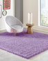 Plush Oasis Collection Area Rug - Serenity (Lilac)