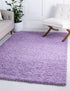 Plush Oasis Collection Area Rug - Serenity (Lilac)