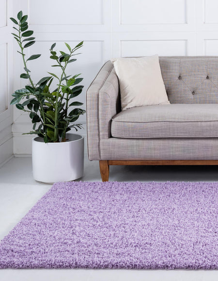 Plush Oasis Collection Area Rug - Serenity (Lilac)