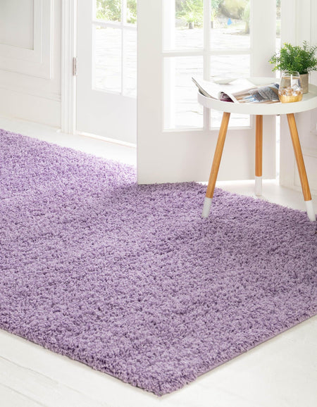 Plush Oasis Collection Area Rug - Serenity (Lilac)