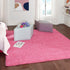 Plush Oasis Collection Area Rug - Serenity (Taffy Pink)