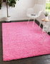 Plush Oasis Collection Area Rug - Serenity (Taffy Pink)