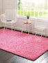 Plush Oasis Collection Area Rug - Serenity (Taffy Pink)