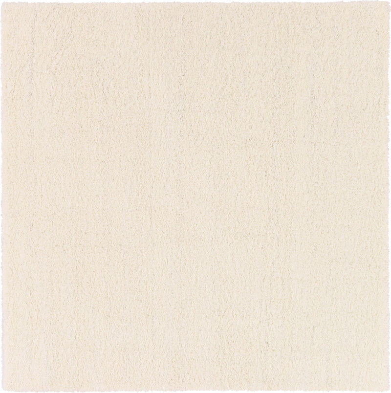 Plush Oasis Collection Area Rug - Serenity (Ivory) Square Ivory Main