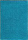 Plush Oasis Collection Area Rug - Serenity (Turquoise) Rectangle Turquoise Main