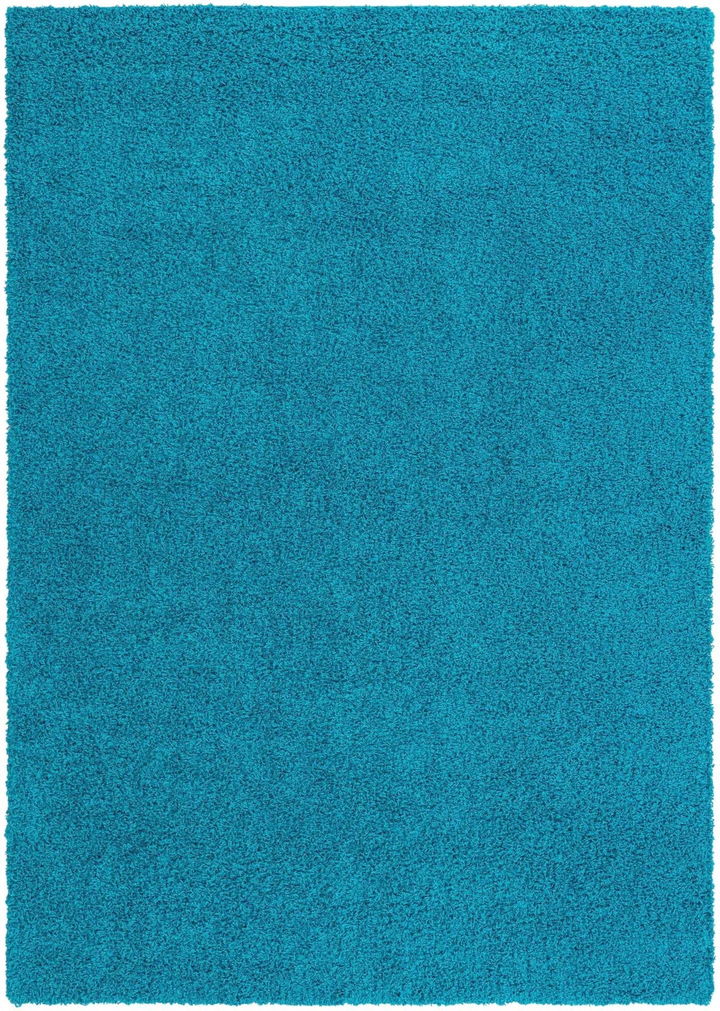 Plush Oasis Collection Area Rug - Serenity (Turquoise)