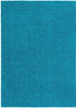 Plush Oasis Collection Area Rug - Serenity (Turquoise)