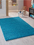 Plush Oasis Collection Area Rug - Serenity (Turquoise)