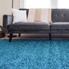 Plush Oasis Collection Area Rug - Serenity (Turquoise) Rectangle Turquoise  lifestyle 6