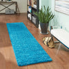 Plush Oasis Collection Area Rug - Serenity (Turquoise) Runner Turquoise  lifestyle 45