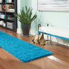 Plush Oasis Collection Area Rug - Serenity (Turquoise) Runner Turquoise  lifestyle 46