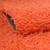 Plush Oasis Collection Area Rug - Serenity (Tiger Orange) Square Tiger Orange  lifestyle 5