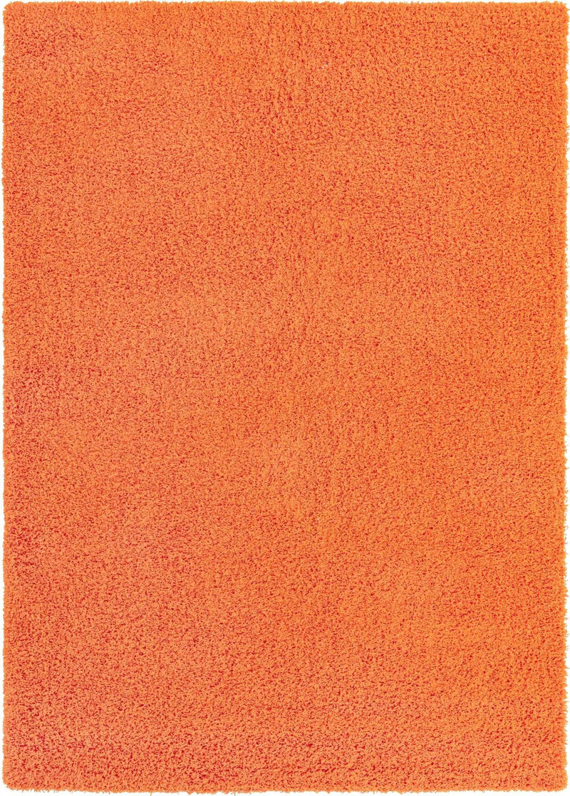 Plush Oasis Collection Area Rug - Serenity (Tiger Orange) Rectangle Tiger Orange Main