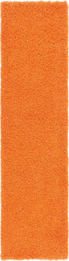 Plush Oasis Collection Area Rug - Serenity (Tiger Orange) Runner Tiger Orange Main