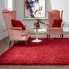 Plush Oasis Collection Area Rug - Serenity (Cherry Red) Square Cherry Red  lifestyle 20