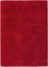 Plush Oasis Collection Area Rug - Serenity (Cherry Red) Rectangle Cherry Red Main