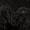 Plush Oasis Collection Area Rug - Serenity (Jet Black) Square Jet Black  lifestyle 11