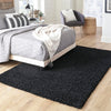 Plush Oasis Collection Area Rug - Serenity (Jet Black) Rectangle Jet Black  lifestyle 9