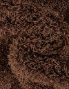 Plush Oasis Collection Area Rug - Serenity (Chocolate Brown) Square Chocolate Brown  lifestyle 46