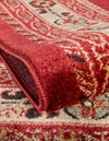 Zagros Oasis Collection Area Rug -  Khorramabad Square Rust Red  lifestyle 80