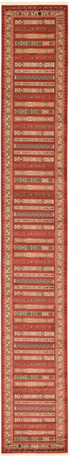 Zagros Oasis Collection Area Rug -  Khorramabad Runner Rust Red  lifestyle 42