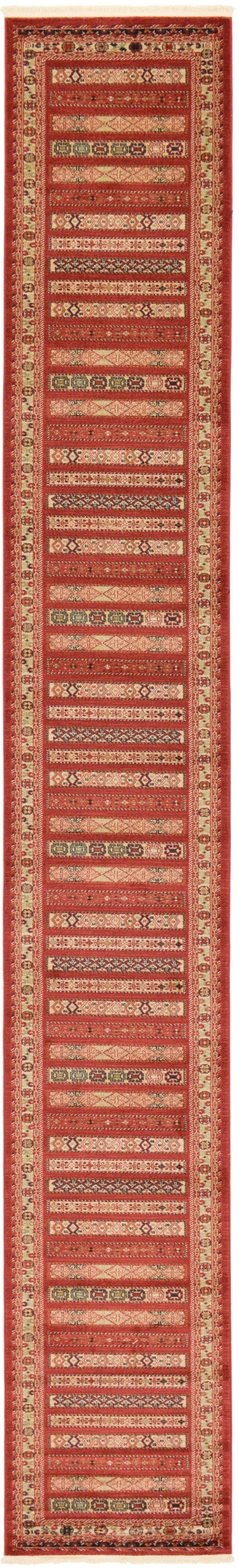 Zagros Oasis Collection Area Rug -  Khorramabad Runner Rust Red  lifestyle 42