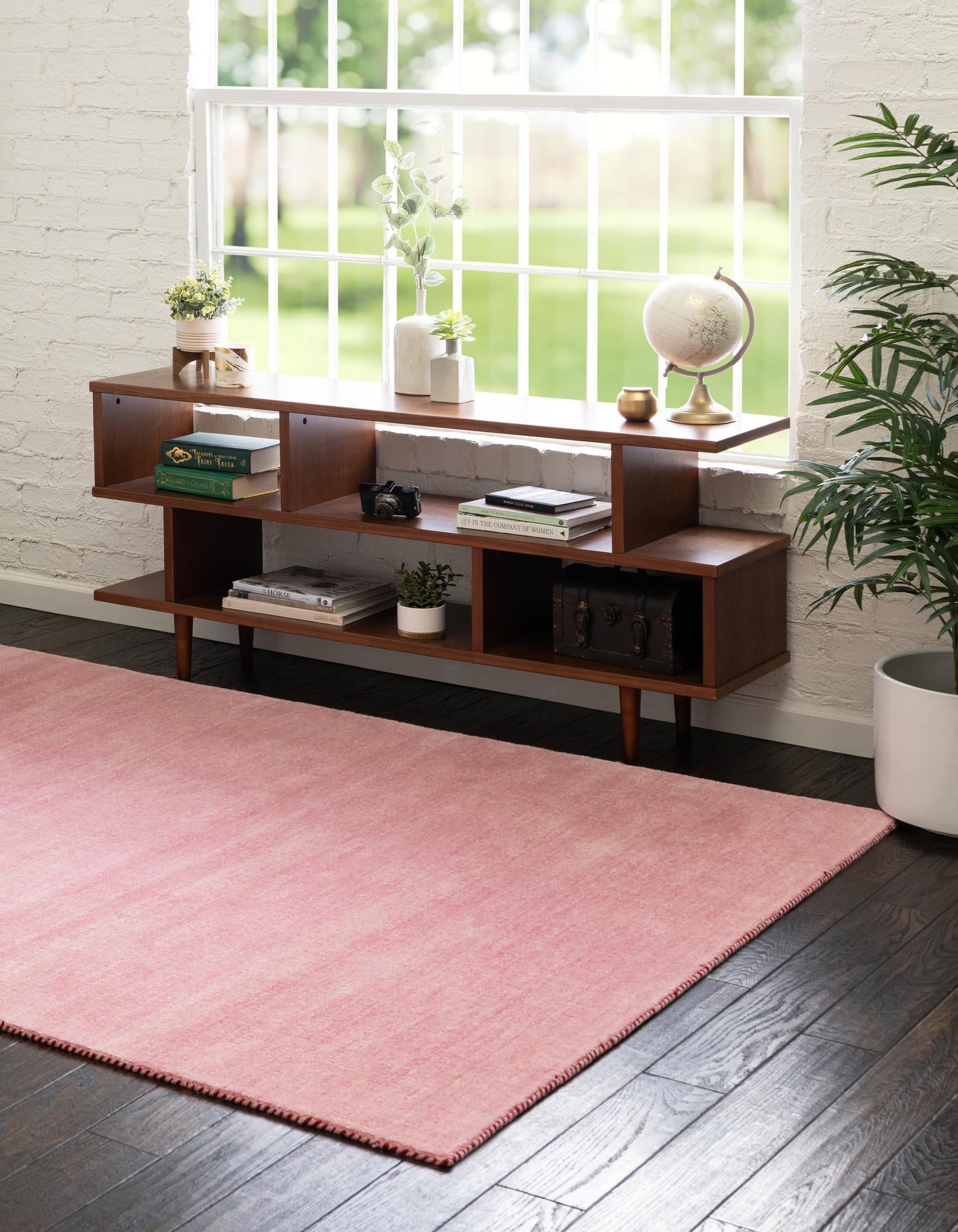 Tonal Oasis Collection Area Rug -  Lenox (Pink)