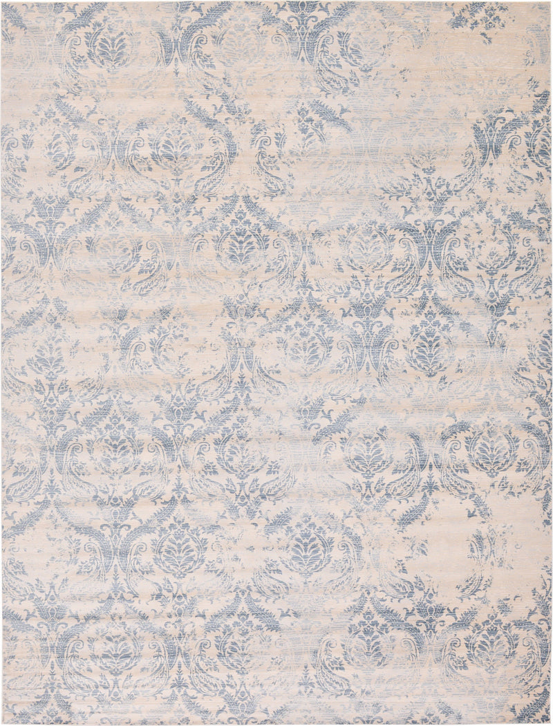 Heritage Retreat Collection Area Rug -  Homestead Rectangle Blue Main