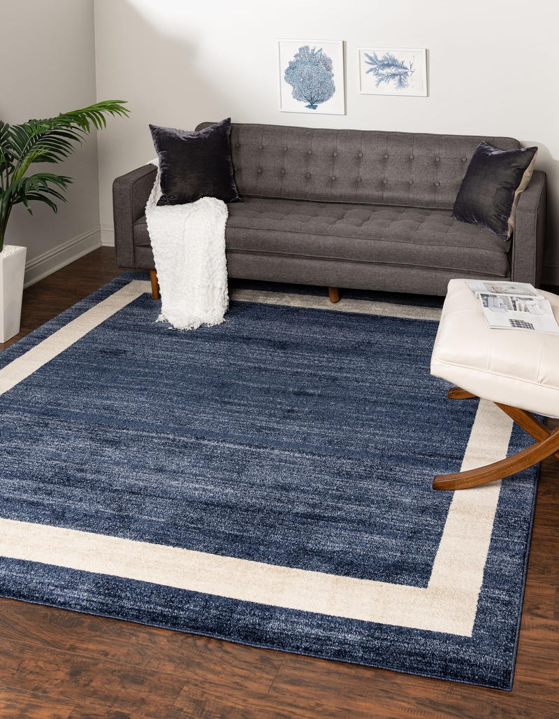 Studio Haven Collection Area Rug -  Alcove (Navy Blue) Square Navy Blue  lifestyle 23