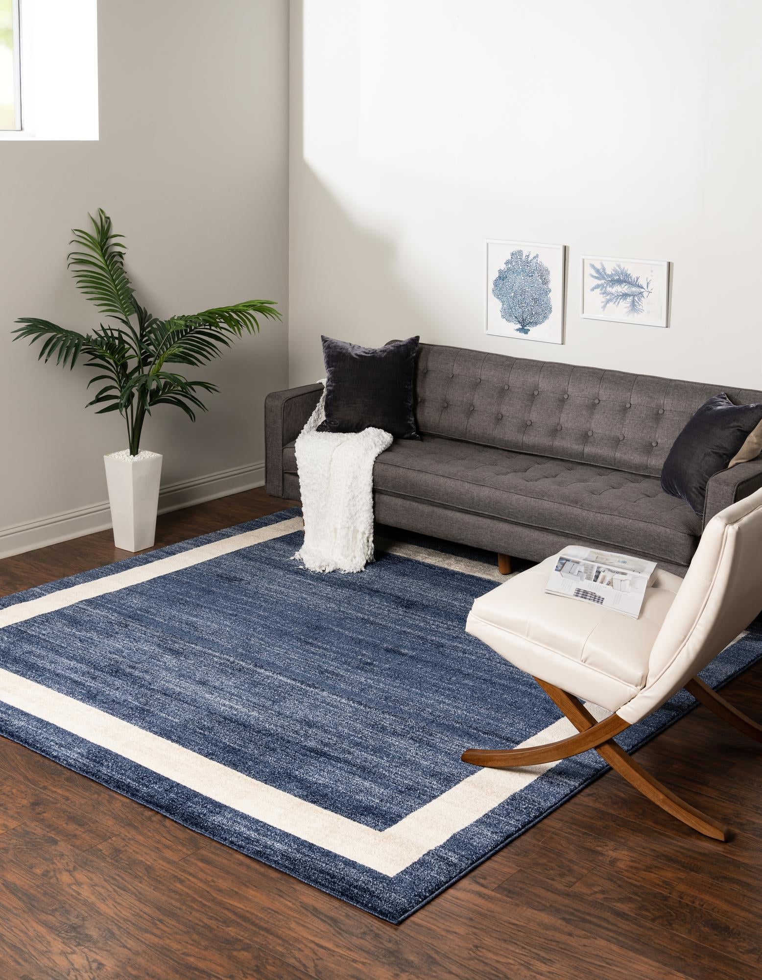 Studio Haven Collection Area Rug -  Alcove (Navy Blue)