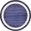 Studio Haven Collection Area Rug -  Alcove (Navy Blue) Round Navy Blue  lifestyle 21