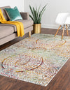 Venetian Elegance Collection Area Rug - Murano Rectangle Ivory  lifestyle 3